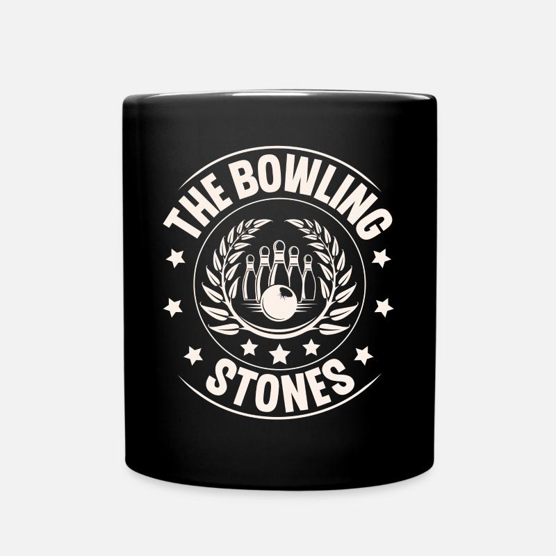 Bowling - Full Colour Mug - black