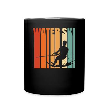 Water ski - Full Colour Mug - black - Front