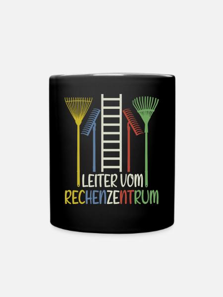Leiter Vom Rechenzentrum - Garten Wortwitz - Tasse einfarbig - Schwarz