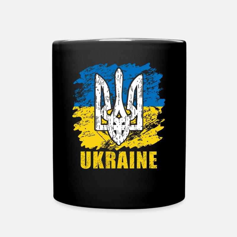 Ukraine - Full Colour Mug - black