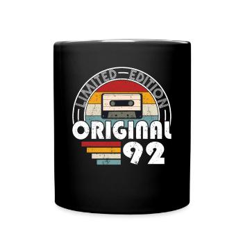30e anniversaire né 1992 Original 1992 - Mug uni - noir - Devant