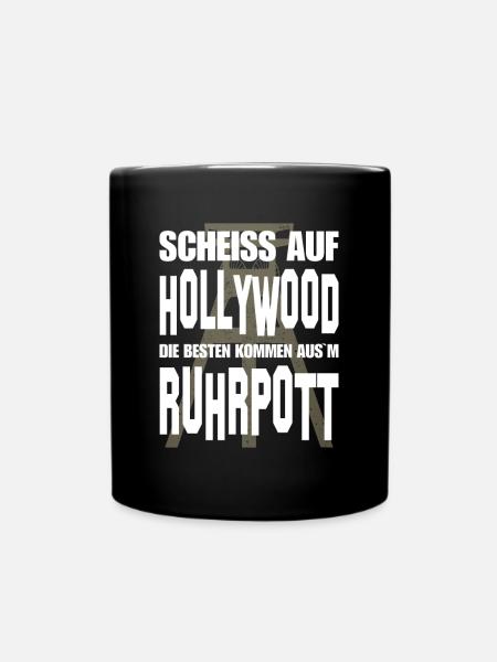 Ruhrpott Ruhrgebiet Spruch Sprüche Slang Dialekt - Tasse einfarbig - Schwarz