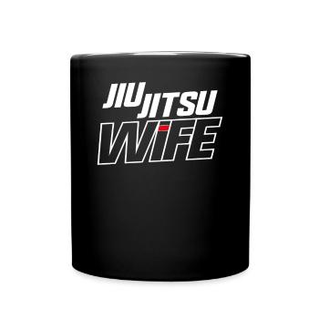 Jiu Jitsu Wife Girl Jiu Jitsu Wife - Full Colour Mug - black - Front