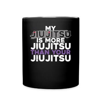 Jiu Jitsu Mon Jiu Jitsu est plus Jiu - Mug uni - noir - Devant