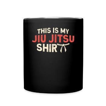 Jiu Jitsu This Is My Jiu Jitsu - Full Colour Mug - black - Front