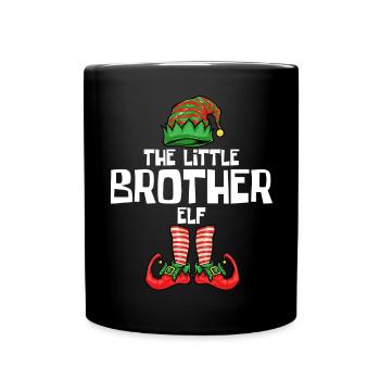 Kleiner Bruder Elf - Tasse einfarbig - Schwarz - Vorne