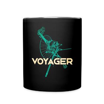 Voyager Space Probe - Full Colour Mug - black - Front