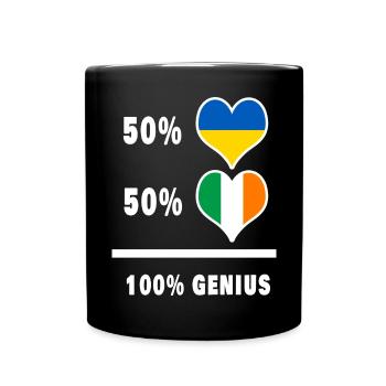 L'Irlande et l'Ukraine - Mug uni - noir - Devant