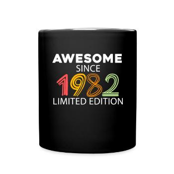 Fantastique depuis 1982 - né en 1982 - Mug uni - noir - Devant