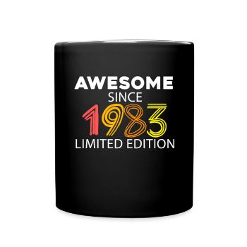 Fantastic since 1983 - born in 1983 - Full Colour Mug - black - Front