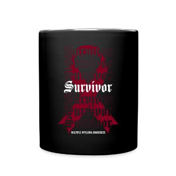 Sensibilisation au myélome multiple - Don pour la survie - Mug uni - noir - Devant