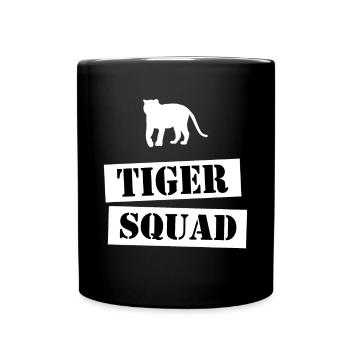 join the tiger squad - Full Colour Mug - black - Front