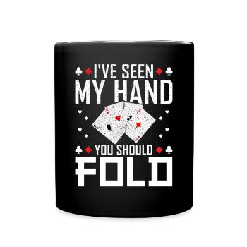 Poker - Full Colour Mug - black - Front