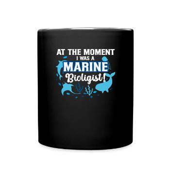 Biologiste marin - Mug uni - noir - Devant