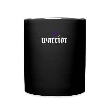 Hodgkins-Lymphom-Bewusstsein Krieger Geschenk - Tasse einfarbig - Schwarz - Vorne
