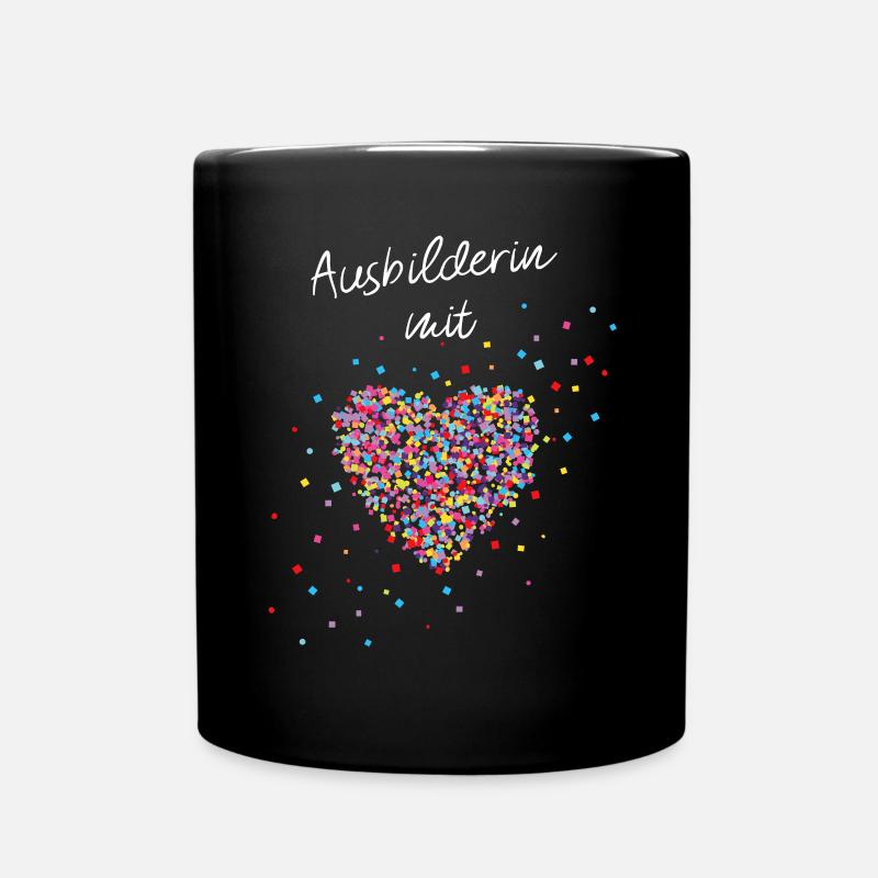 Ausbilderin Ausbildung Beruf Abschluss - Tasse einfarbig - Schwarz