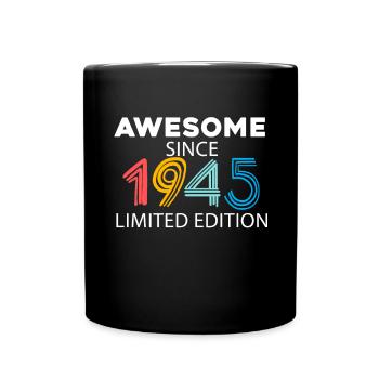 Fantastique depuis 1945 - né en 1945 - Mug uni - noir - Devant