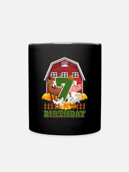 7ème anniversaire - Mug uni - noir
