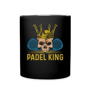 Padel King pour les joueurs de padel - Mug uni - noir - Devant