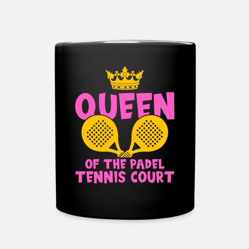 Padel Queen pour les joueurs de padel - Mug uni - noir