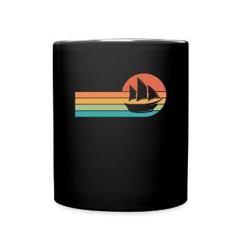 Capitaine - Mug uni - noir - Devant