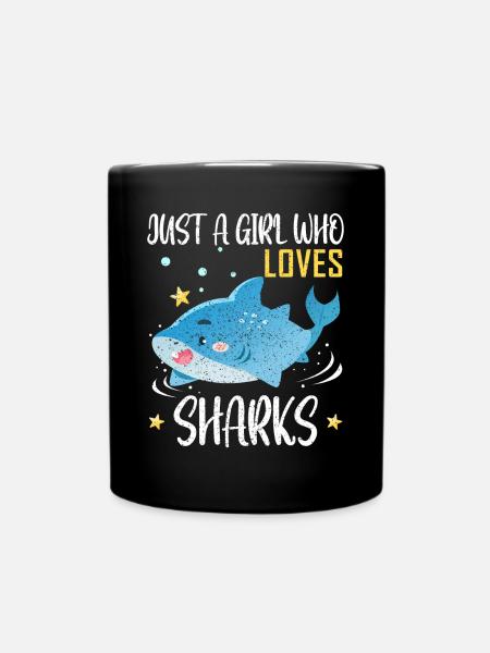 Shark - Tasse einfarbig - Schwarz