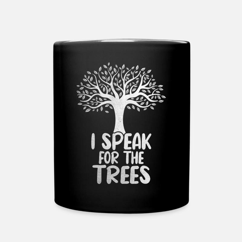 Je parle au nom des arbres - Mug uni - noir