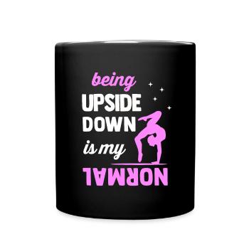 Gymnastique - Mug uni - noir - Devant