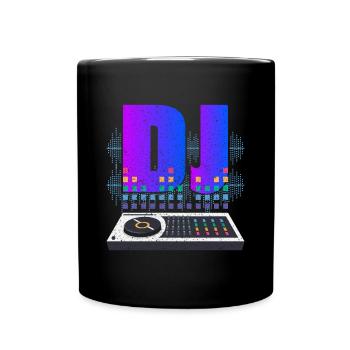 DISC JOCKEY - Full Colour Mug - black - Front