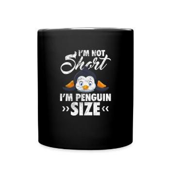 Pinguin - Tasse einfarbig - Schwarz - Vorne