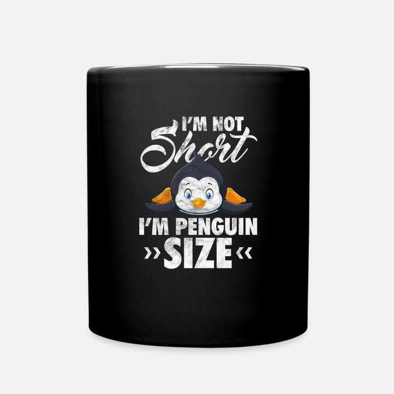 Pinguin - Tasse einfarbig - Schwarz