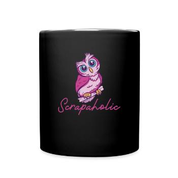 Scrapaholic Gift Scrapbooking - Mug uni - noir - Devant