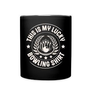 Bowling - Mug uni - noir - Devant