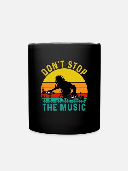 DJ Music Techno Dance Party Cadeau - Mug uni - noir