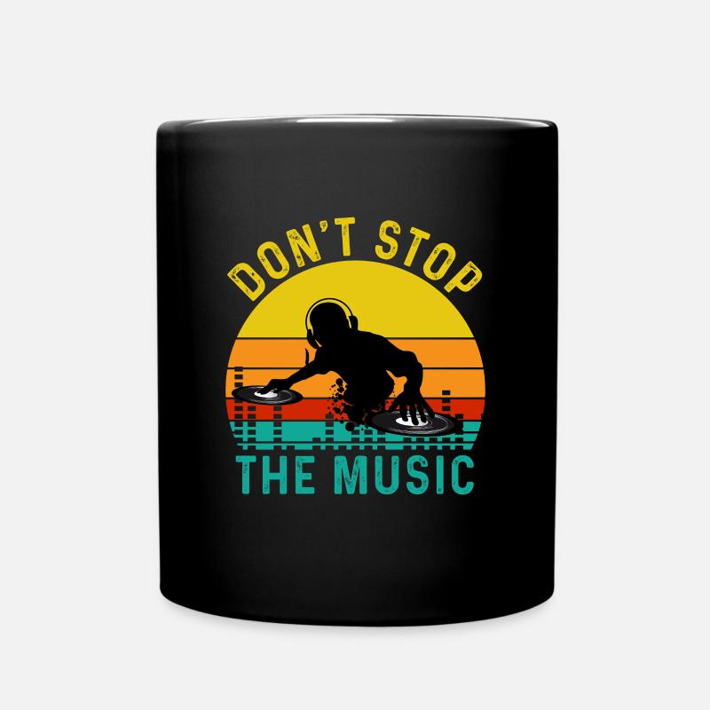 DJ Music Techno Dance Party Cadeau - Mug uni - noir