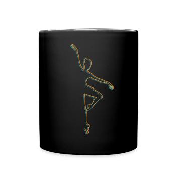 Simple ballet - Full Colour Mug - black - Front