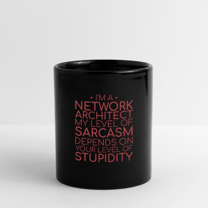 "Network Architect Sarcasm | Network" Full Colour Mug