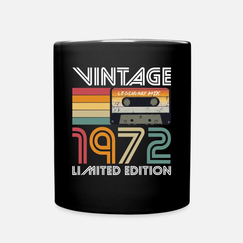 51e anniversaire Millésime 1972 Edition Limitée - Mug uni - noir