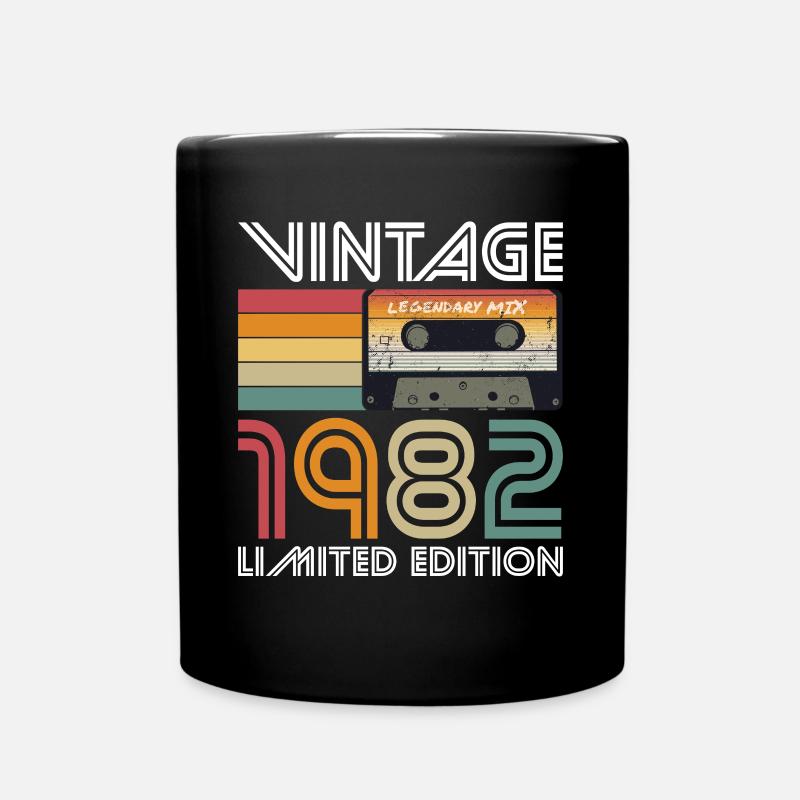 40th Birthday Vintage 1982 Édition Limitée - Mug uni - noir
