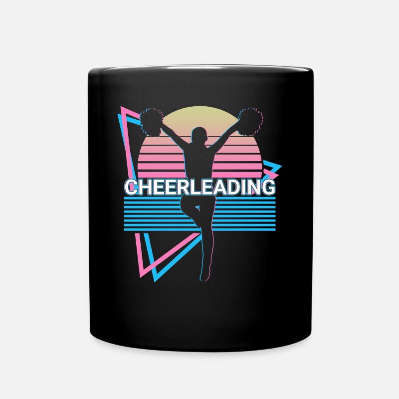 Cheerleader Cheerleading Vaporwave Ästhetisches Ge - Tasse einfarbig - Schwarz
