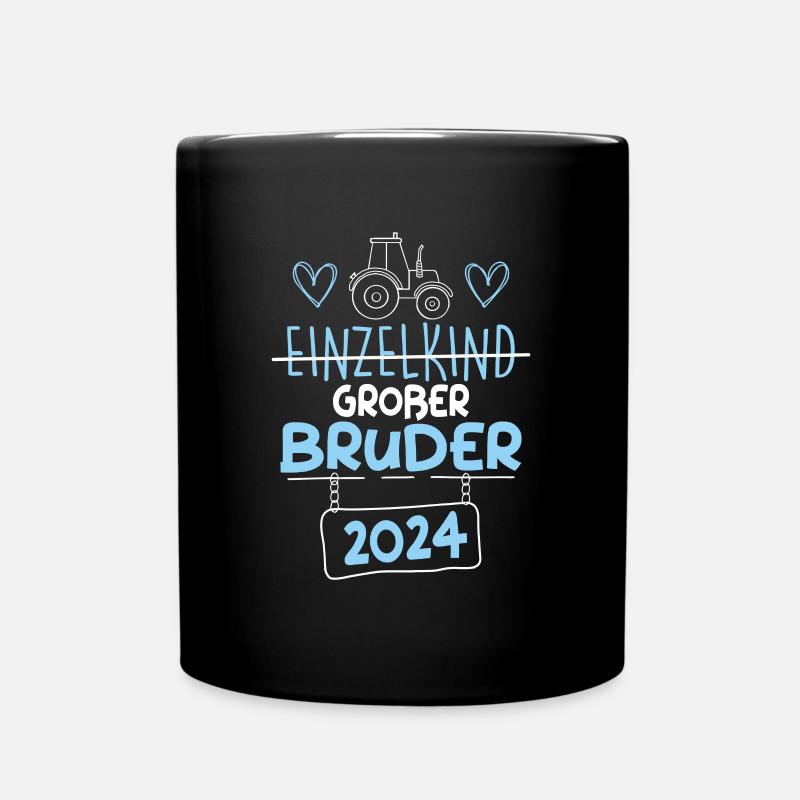 Großer Bruder 2024 - Tasse einfarbig - Schwarz