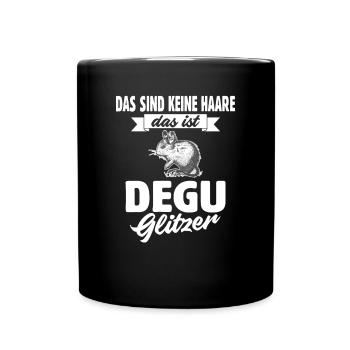 Deguhalter Degu - Tasse einfarbig - Schwarz - Vorne