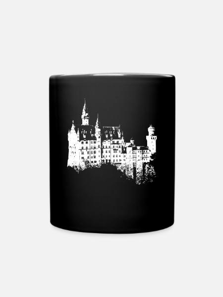 Neuschwanstein Deutschland Bayern I Love Germany - Tasse einfarbig - Schwarz