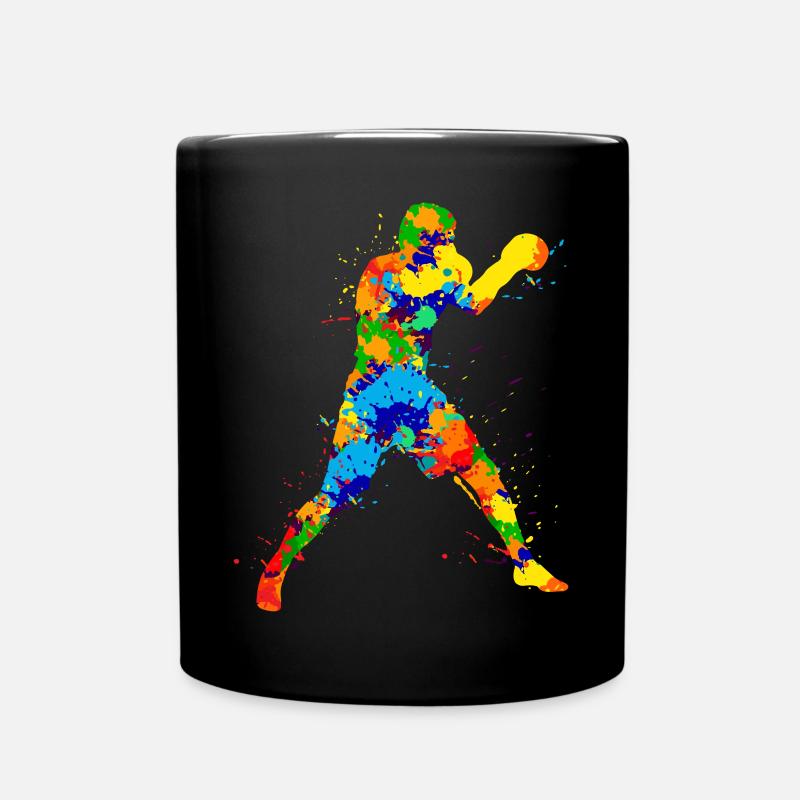 Boxe Boxers Garçons Enfants Hommes - Mug uni - noir