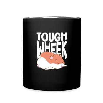 Meerschweinchen Haustier Guinea Pig Geschenk - Tasse einfarbig - Schwarz - Vorne