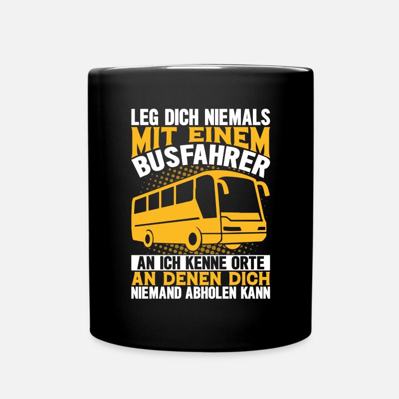 Busfahrer Bus Geschenk - Tasse einfarbig - Schwarz
