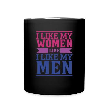 Mois de la fierté LGBTQ Bisexuel - Mug uni - noir - Devant