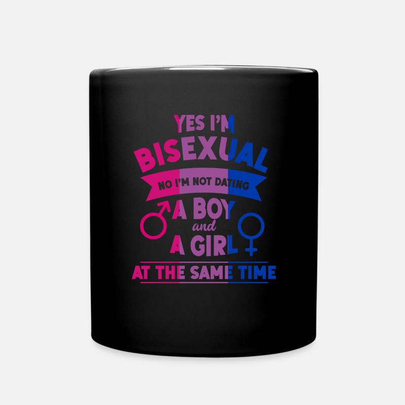 LGBTQ Pride Month Bisexuell - Tasse einfarbig - Schwarz