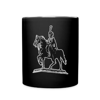 Roi cavalier de Hanovre - Mug uni - noir - Devant