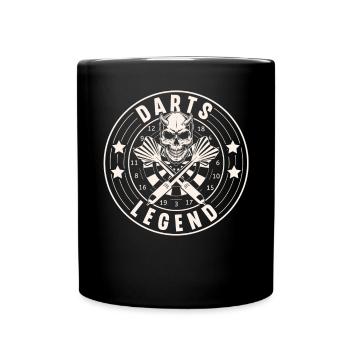 Darts Darts Darts Darts Players - Full Colour Mug - black - Front